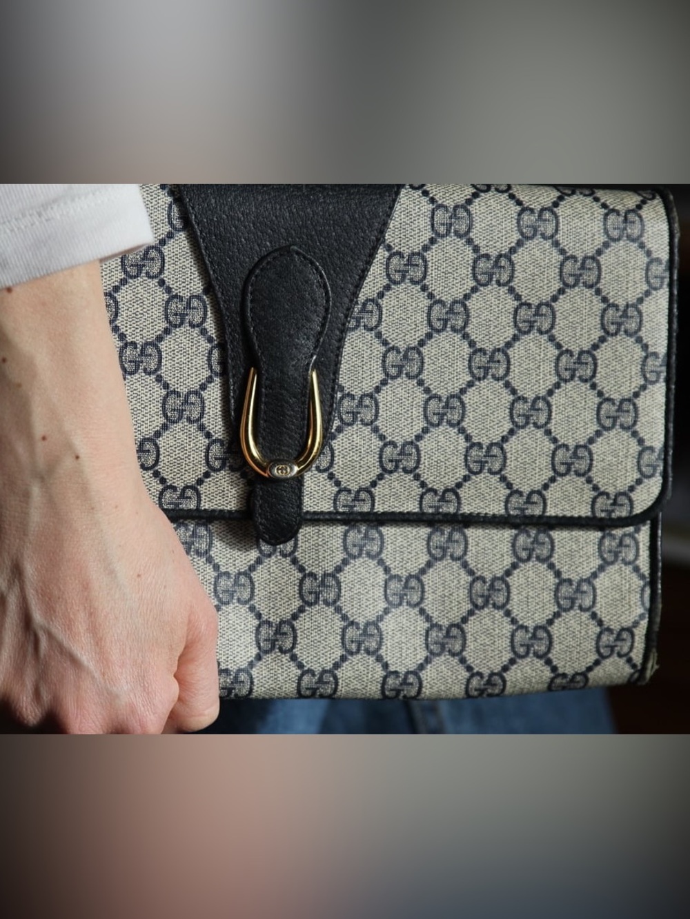Vintage 1980s Gucci Clutch